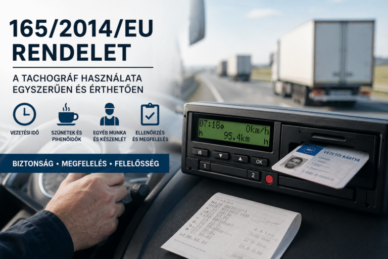 Regulation (EU) No 165/2014: What Every Professional Driver Should Know About Tachographs