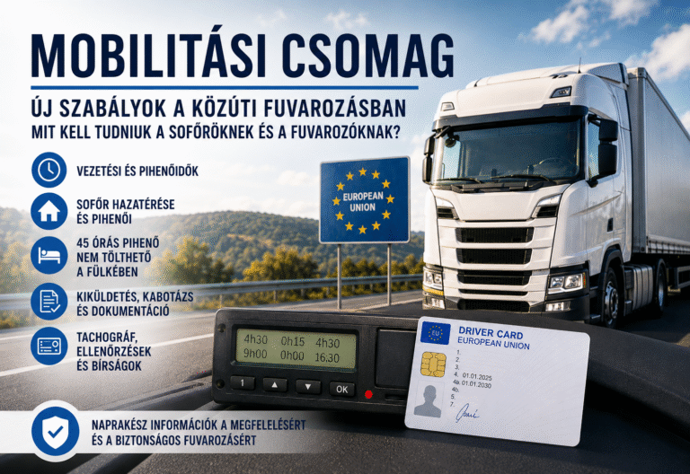 The EU Mobility Package: What Drivers and Transport Operators Need to Know